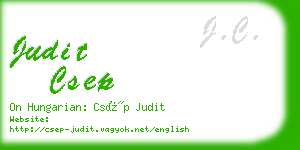 judit csep business card